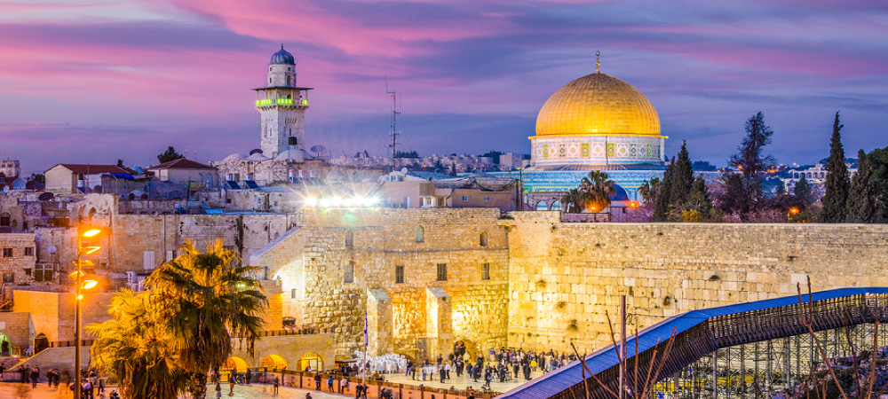 Western Wall and Temple Mount in Jerusalem, Israel