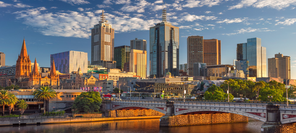 Cityscape Image of Melbourne