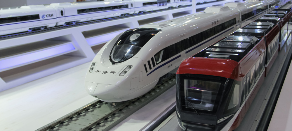 China Railway High-speed Car Model
