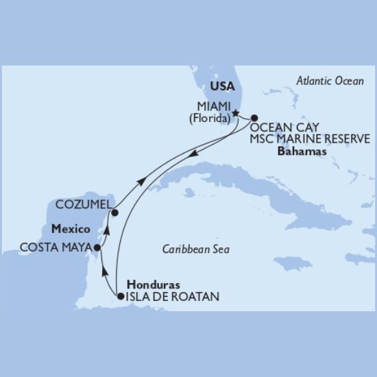 Caribbean Cruise Itinerary