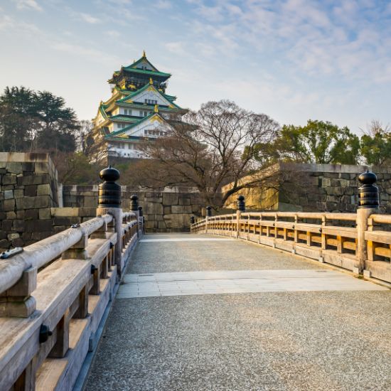 Osaka Castle In Japan