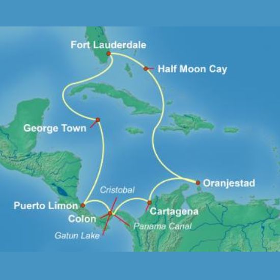 Panama Cruise Map