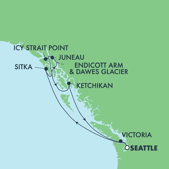 Alaska Cruise Itinerary