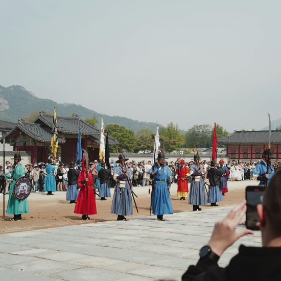 Royal Guard Changing Ceremony In Seoul